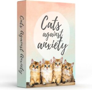 "Cats Against Anxiety" cards