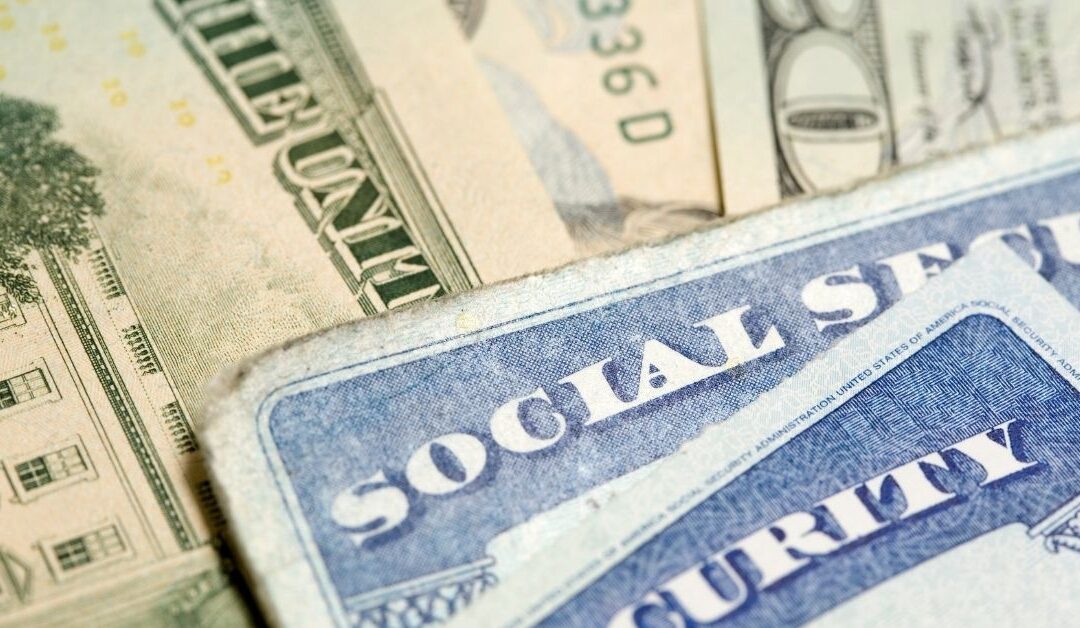 Social Security Card with Money