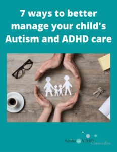 Cover to Guide with 7 Ways to Better Manager Your Child's Autism and ADHD Care