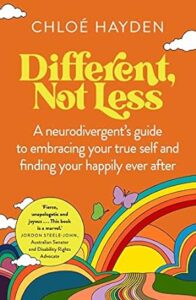 Book cover for "Different, Not Less"