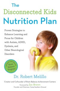 Book cover of "The Disconnected Kids Nutrition Plan"