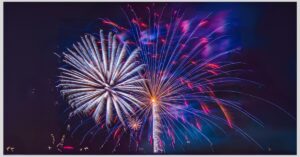 Fireworks display. Create a July 4th celebration that your autistic child will enjoy