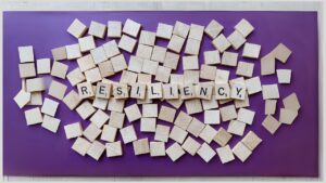 Blocks the spell out "Resiliency." How can you help your autistic child or teen improve their resiliency?